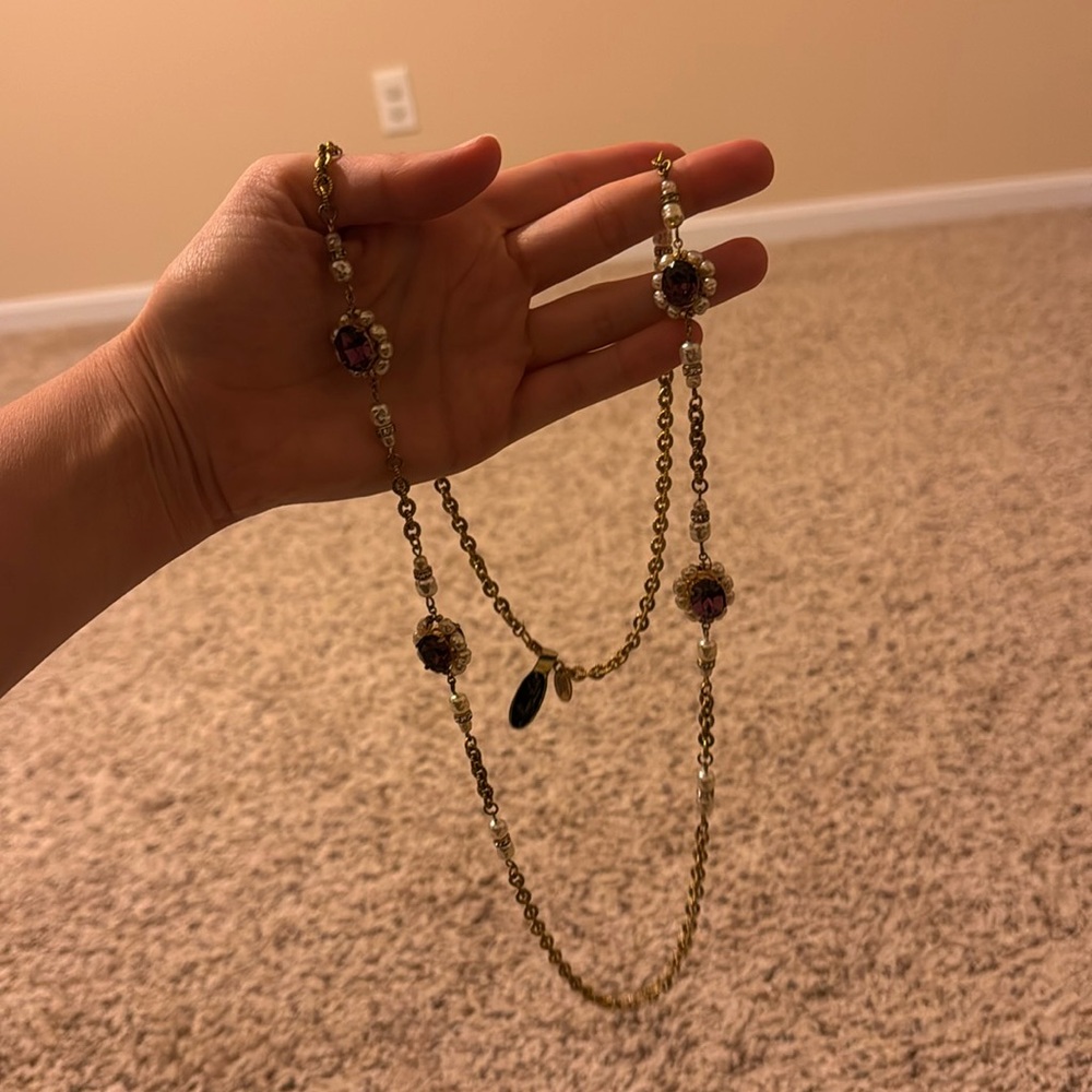 Vintage Miriam Haskell long necklace